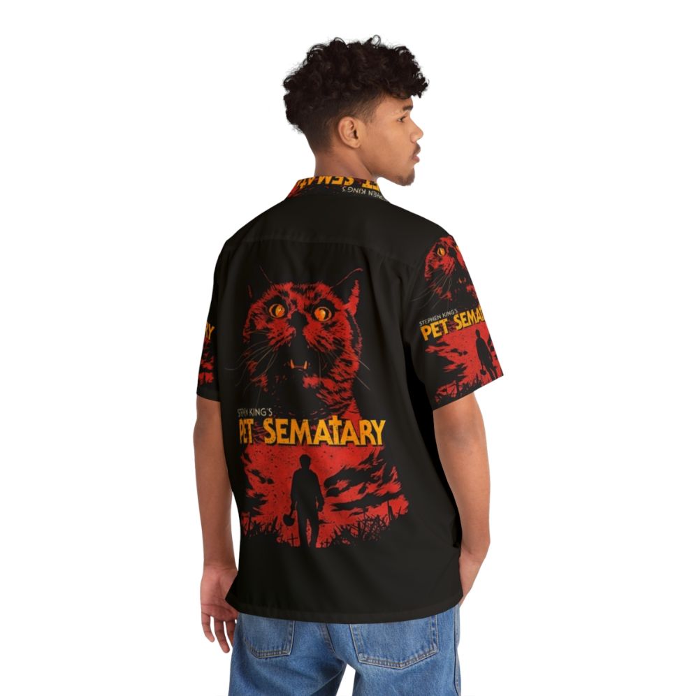 Horror movie themed pet Hawaiian shirt - People Back