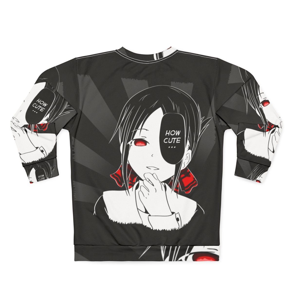 Kawaii "How Cute" Sweatshirt from Kaguya-sama: Love is War anime - Back