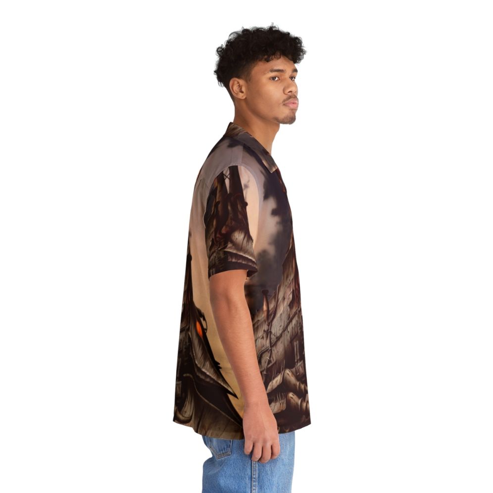 Rocking the Hawaiian Shirt: The Heavy Metal Hero Hawaiian Shirt - People Pight