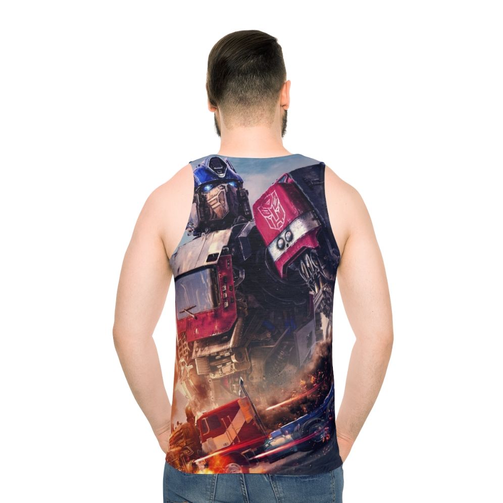 Transformers Rise of the Beasts Unisex Tank Top - men back