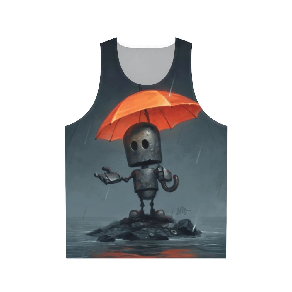 Rainy season unisex tank top