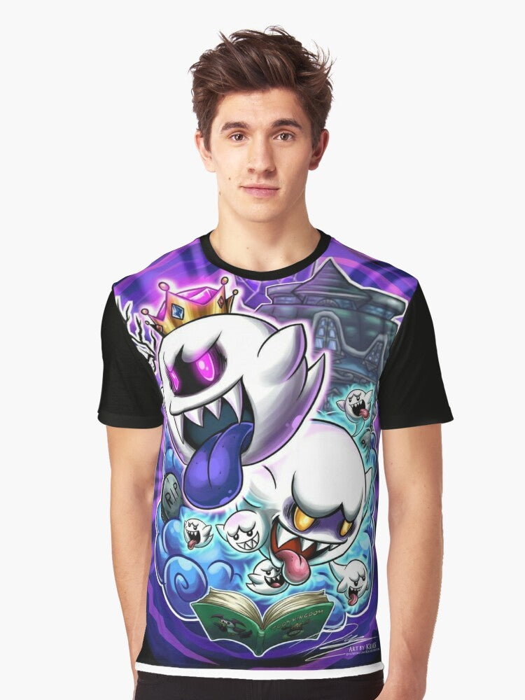 Graphic t-shirt featuring King Boo and Boolosus from the Toon Boos series by Kraus-Illustration on DeviantArt - Men