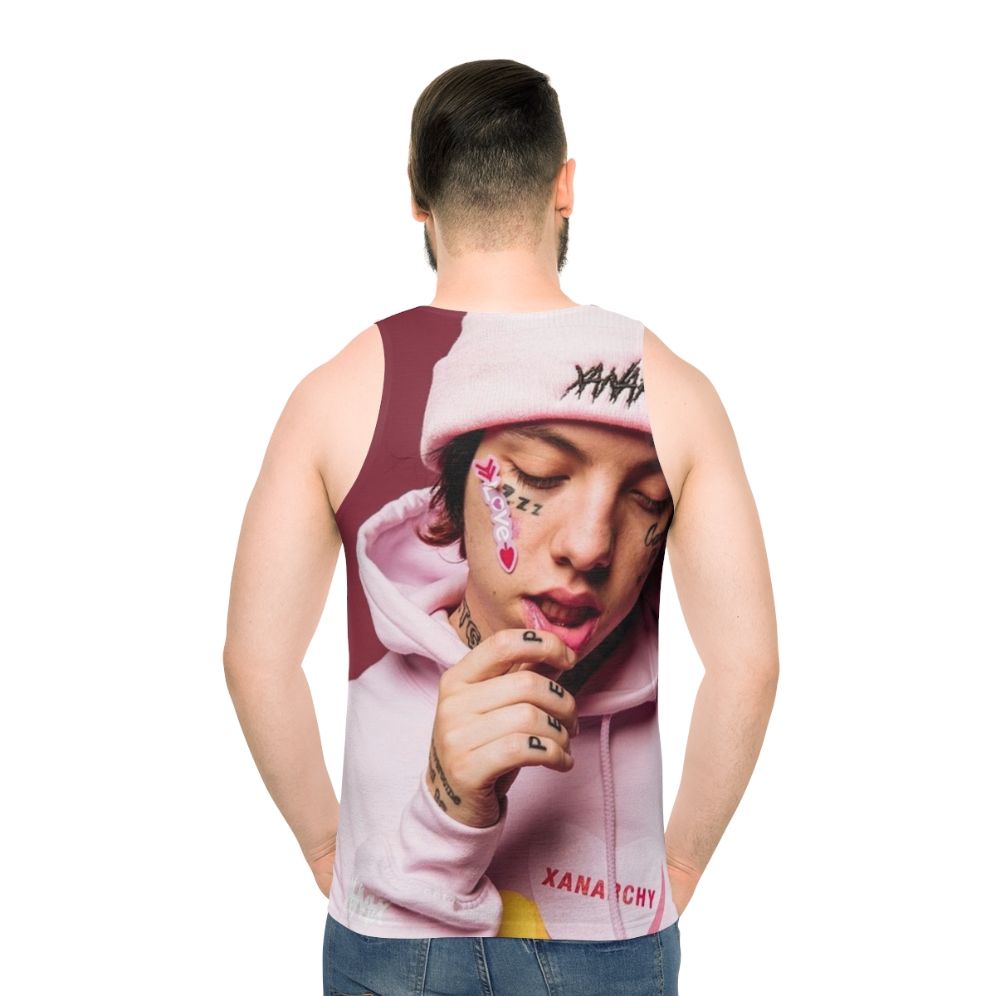 Lil Xan Unisex Rapper Tank Top - men back