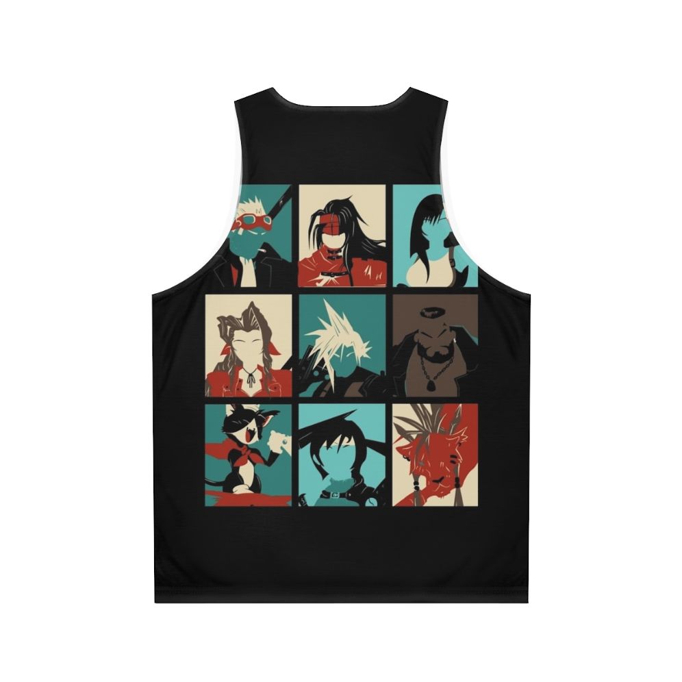 Final Fantasy VII Cloud Strife and Aerith Unisex Tank Top - Back