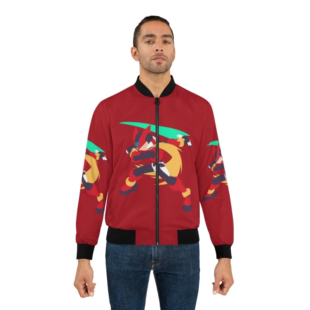 Mega Man Zero Bomber Jacket - Anime Inspired Video Game Merchandise - Lifestyle