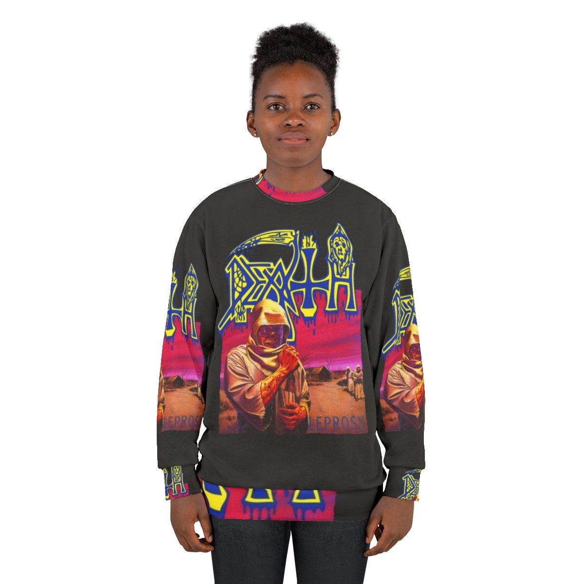 Death metal band classic sweatshirt - women