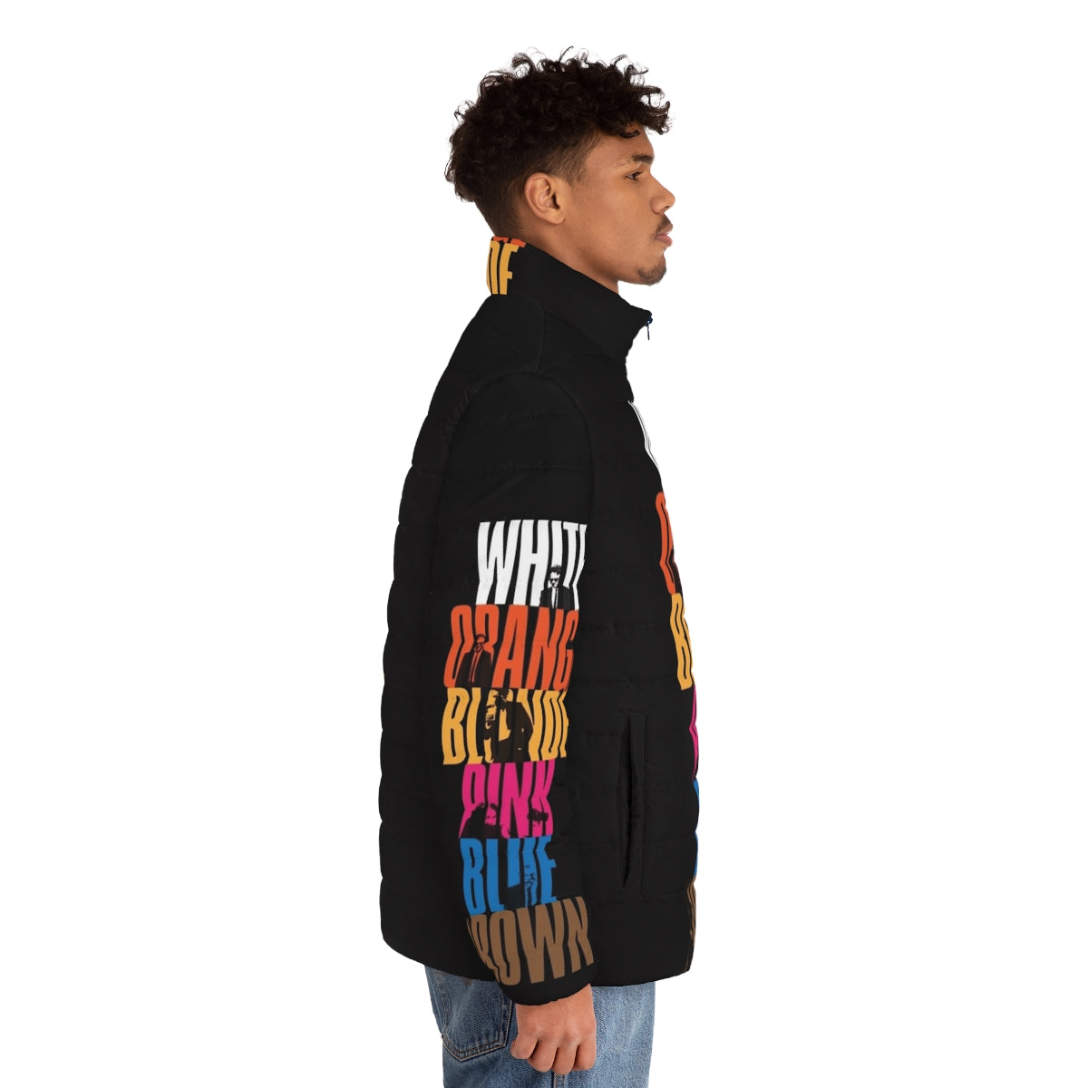 Reservoir Puffer Jacket - Tarantino-inspired minimalist puffer jacket - men side right