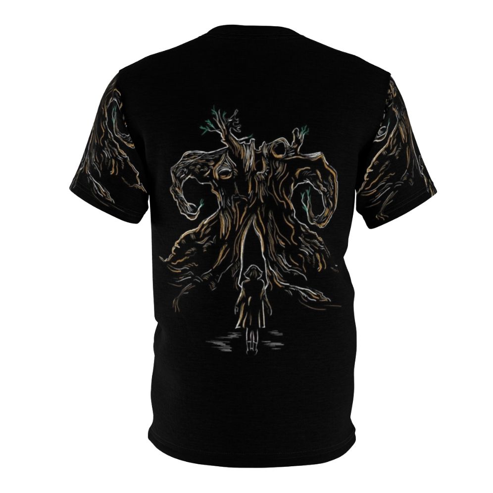 Pans Labyrinth inspired t-shirt featuring surreal, dark fantasy artwork - Back