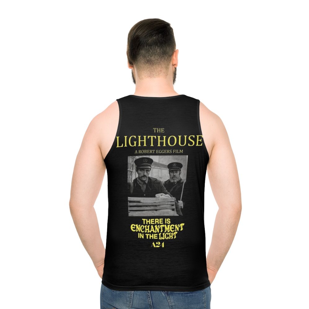 Unisex Lighthouse Tank Top - men back