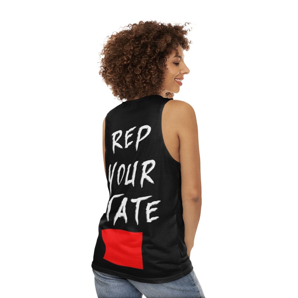 Colorado state unisex tank top - women back