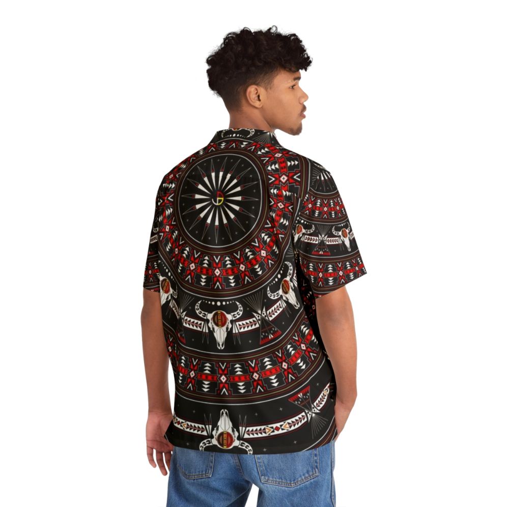 Buffalo spirit Hawaiian shirt with native american inspired designs - People Back