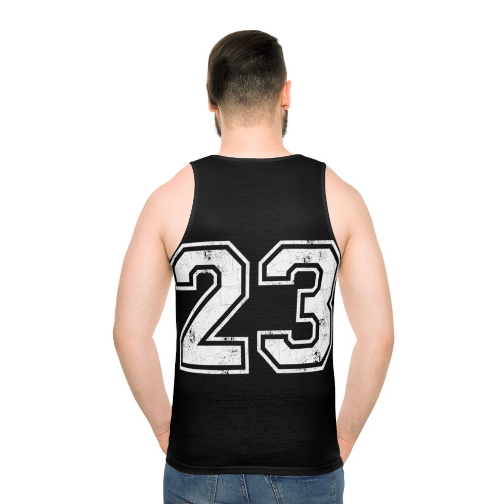 Sports Jersey Number 23 Unisex Tank Top - men back