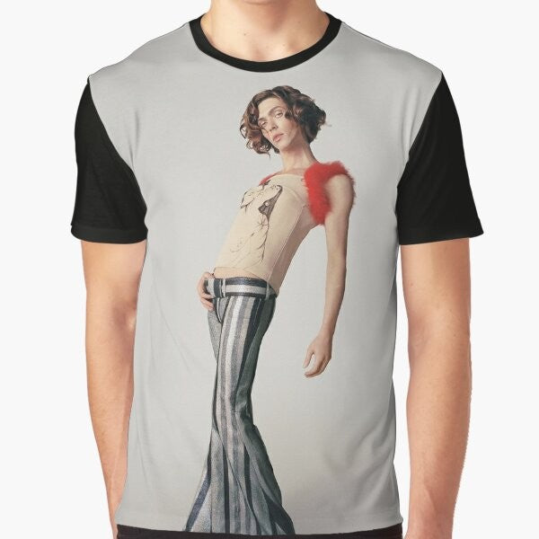 Graphic t-shirt featuring the SOPHIE MSMSMSM logo, honoring the influential electronic music artist.