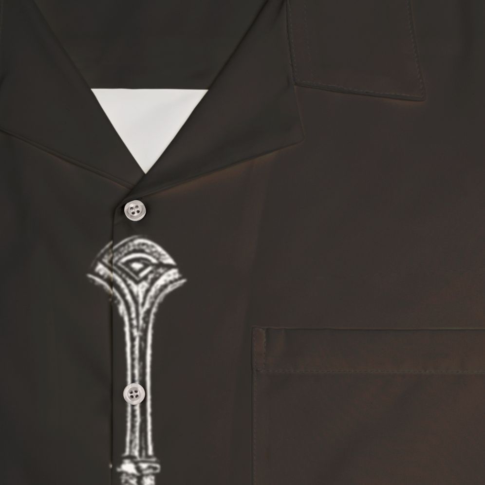 Sword Of Narsil Hawaiian Shirt with Lord Of The Rings Inspired Design - Detail