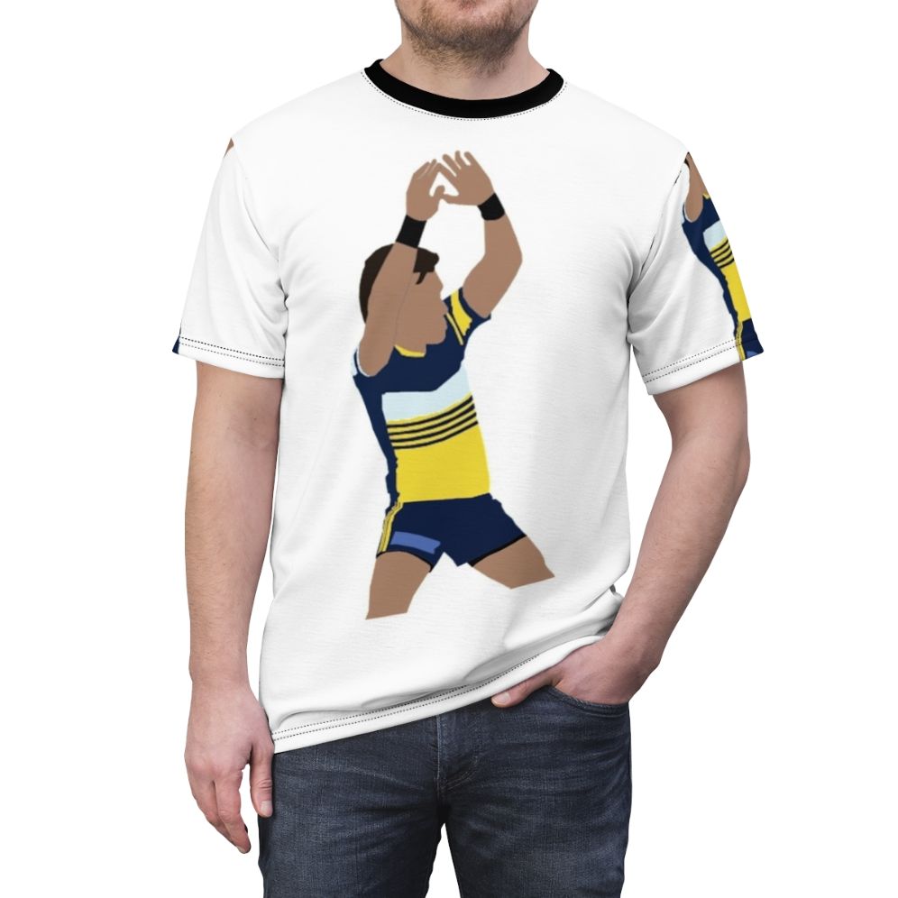 Clint Gutherson Gutherino T-shirt featuring the Parramatta Eels player's nickname - men front