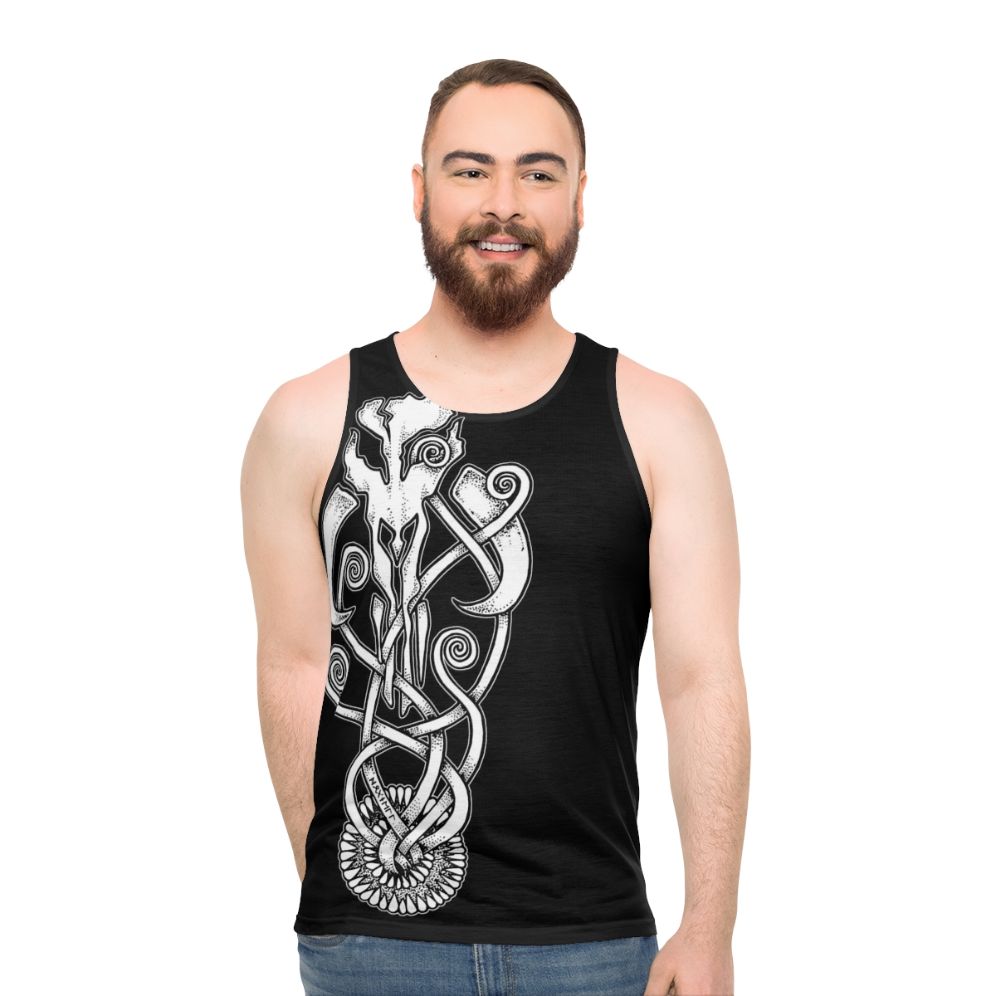 Mandalorian Sarlacc Knot Unisex Tank Top - men