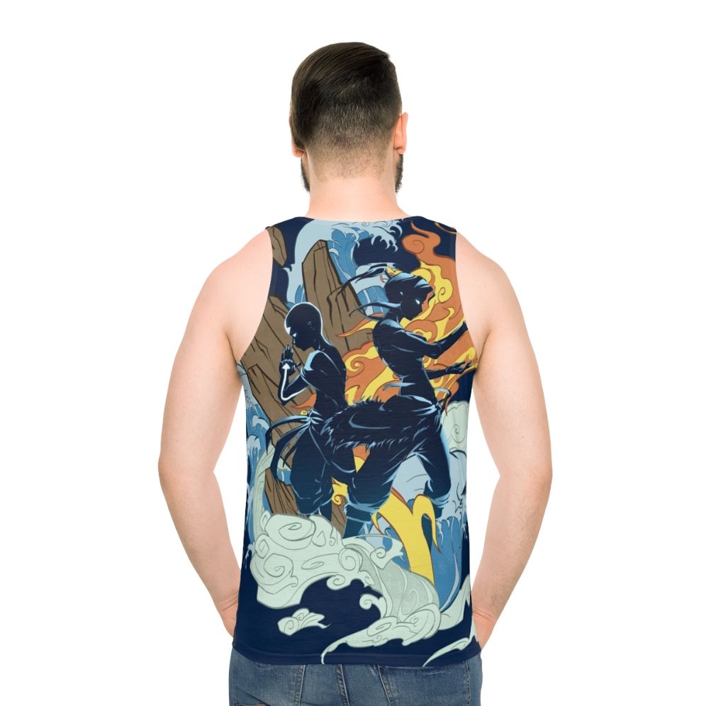 Avatar: The Last Airbender and The Legend of Korra Unisex Tank Top - men back