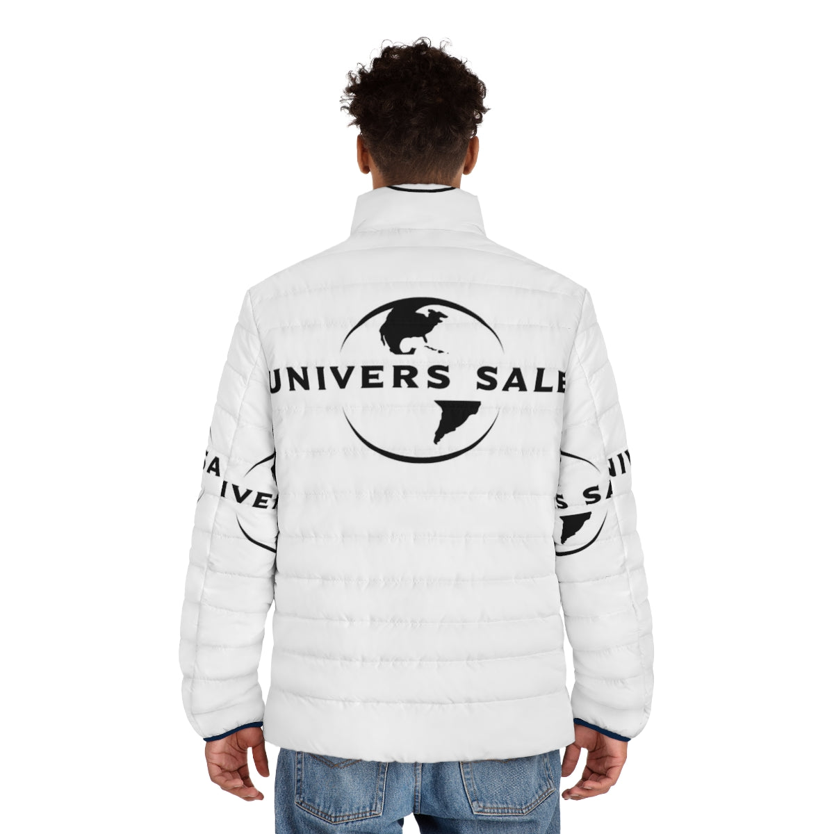 Dirty Universe Puffer Jacket - Stylish and Sustainable Outerwear - men back