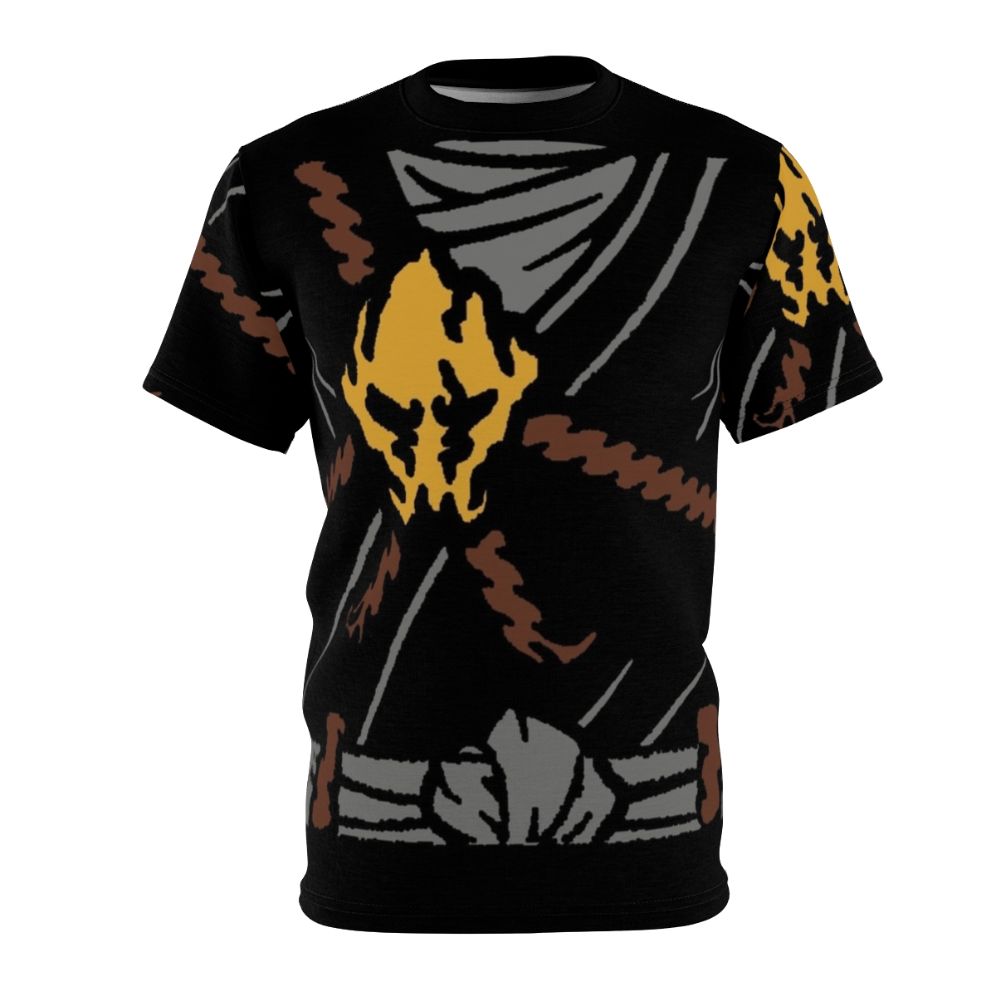 Ninjago inspired Cole ninja character printed on a high-quality t-shirt