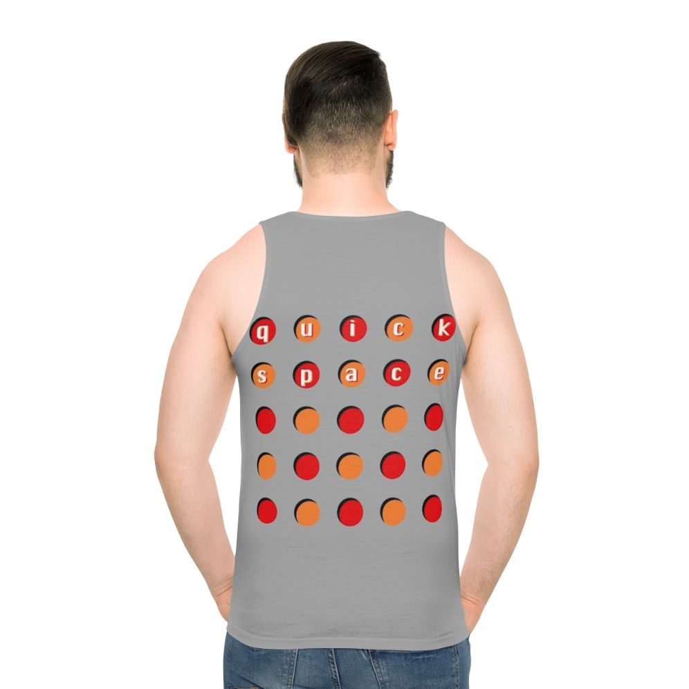 Quickspace Indie Band Unisex Tank Top - men back