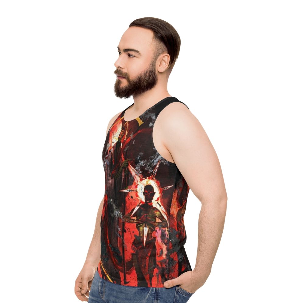 Baldur's Gate: The Dead Three Unisex Tank Top - men side