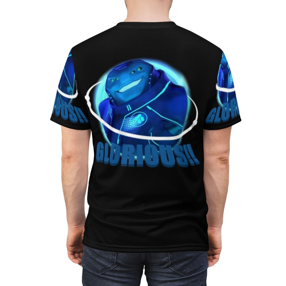 3 Below Tales of Arcadia inspired all-over-print t-shirt - men back