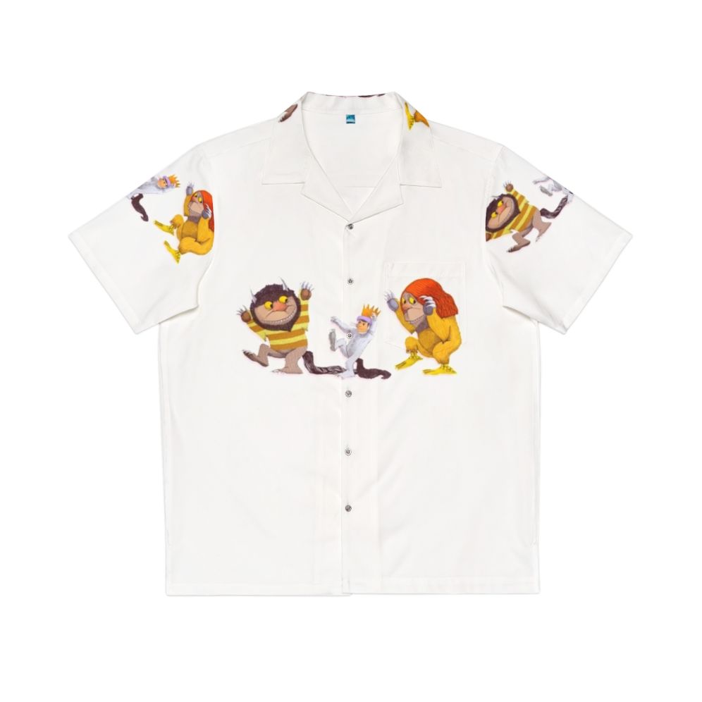 "Where the Wild Things Are Hawaiian Shirt - Featuring Max and Cute Dancing Monsters"