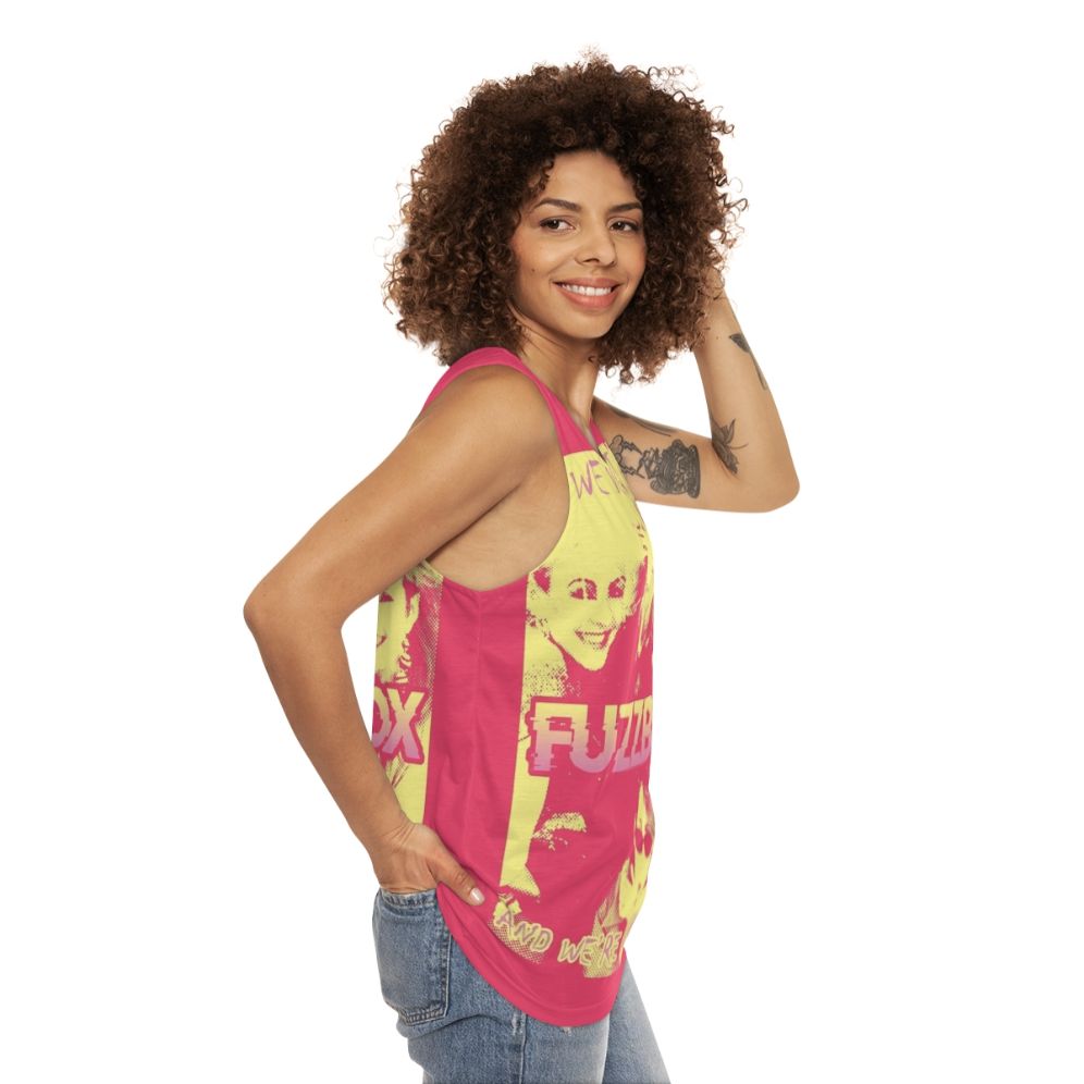 Fuzzbox Unisex 80s Indie Tank Top - women side