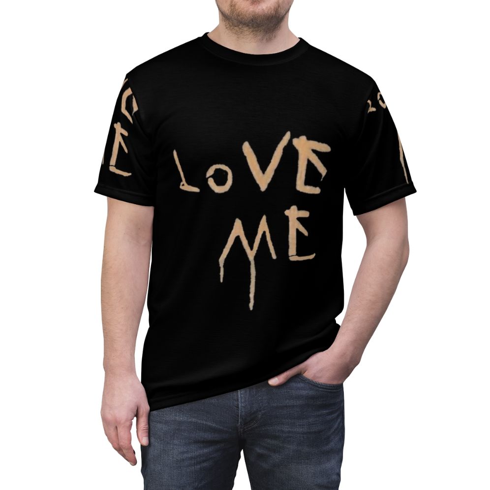 Matchbox Twenty inspired "Love Me" t-shirt with dripping paint or blood design - men front