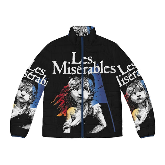 Vintage Les Miserables Puffer Jacket with Les Mis Quotes and Sayings