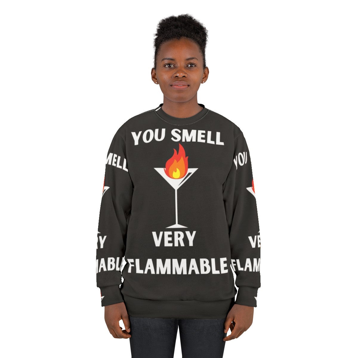 "You Smell Very Flammable" David Rose Quote Schitt's Creek Sweatshirt - women