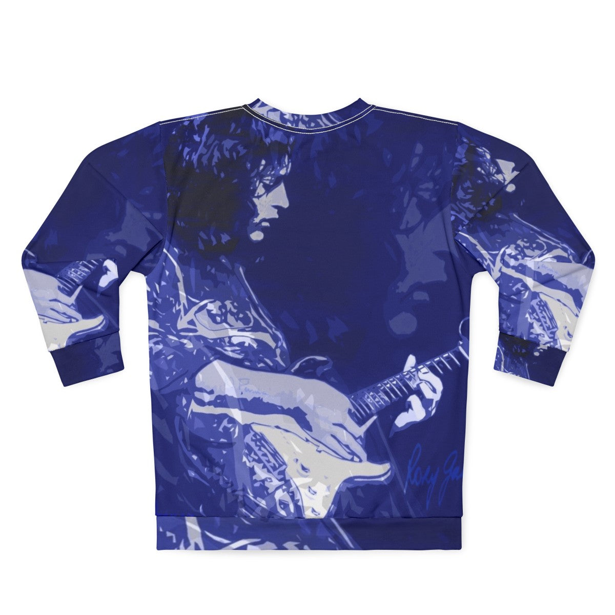 Rory Gallagher blues guitar legend sweatshirt - Back