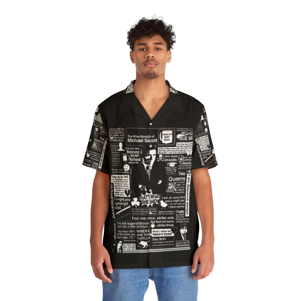 Michael Scott Hawaiian Shirt - People Front