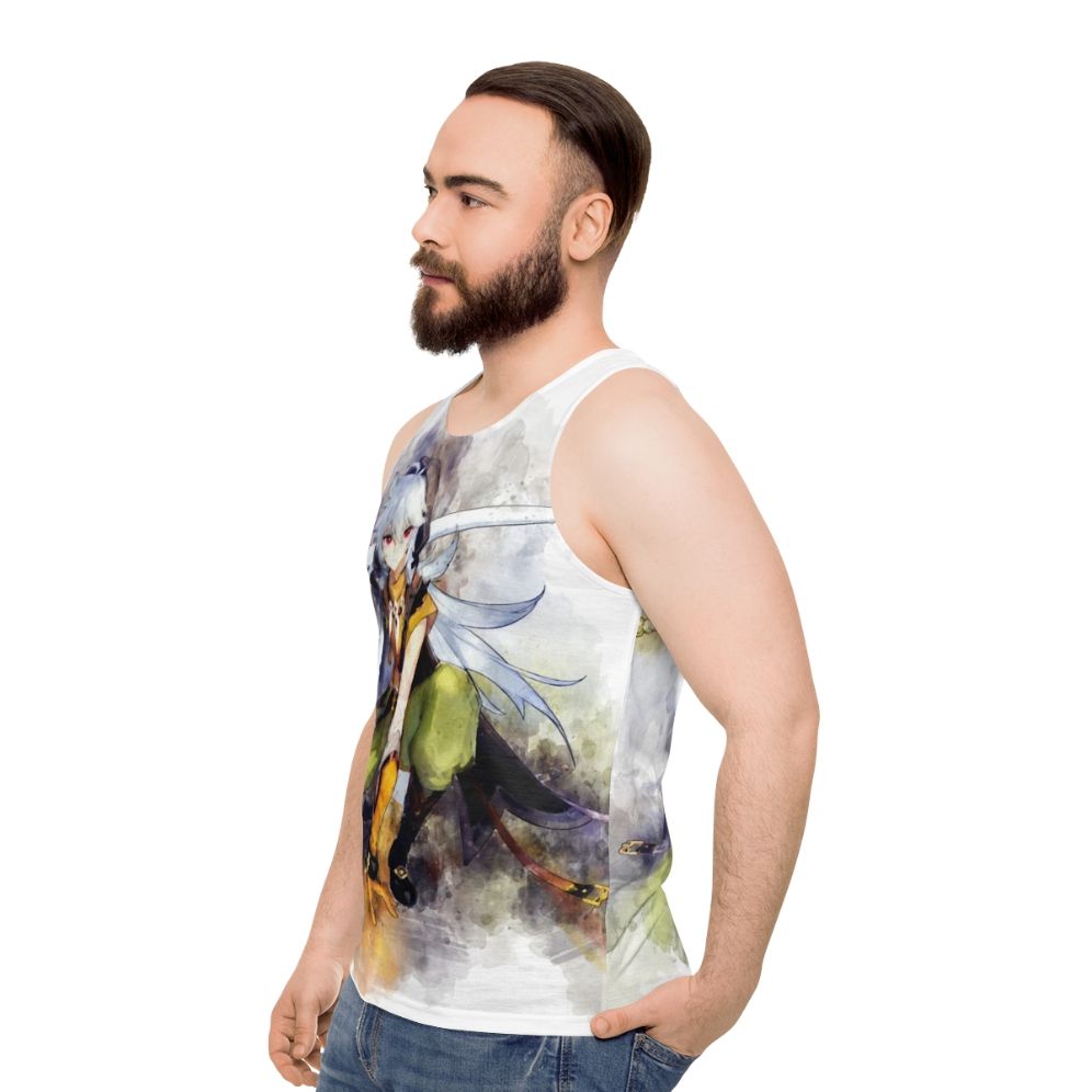 Genshin Impact Razor Unisex Anime Tank Top - men side