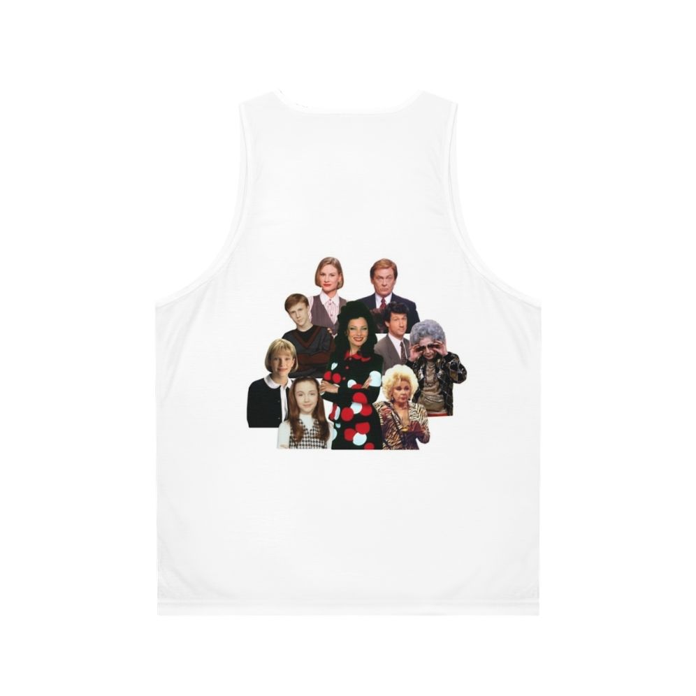 The Nanny 90s TV Show Unisex Tank Top - Back