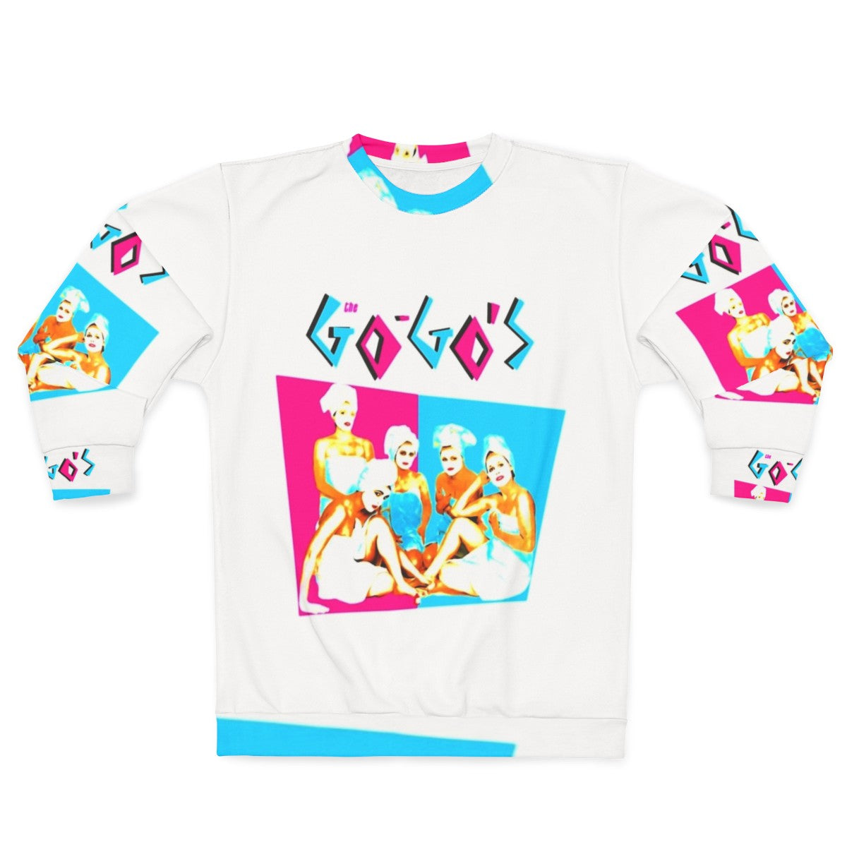 The Go-Go's Sweatshirt featuring the iconic 80s band logo