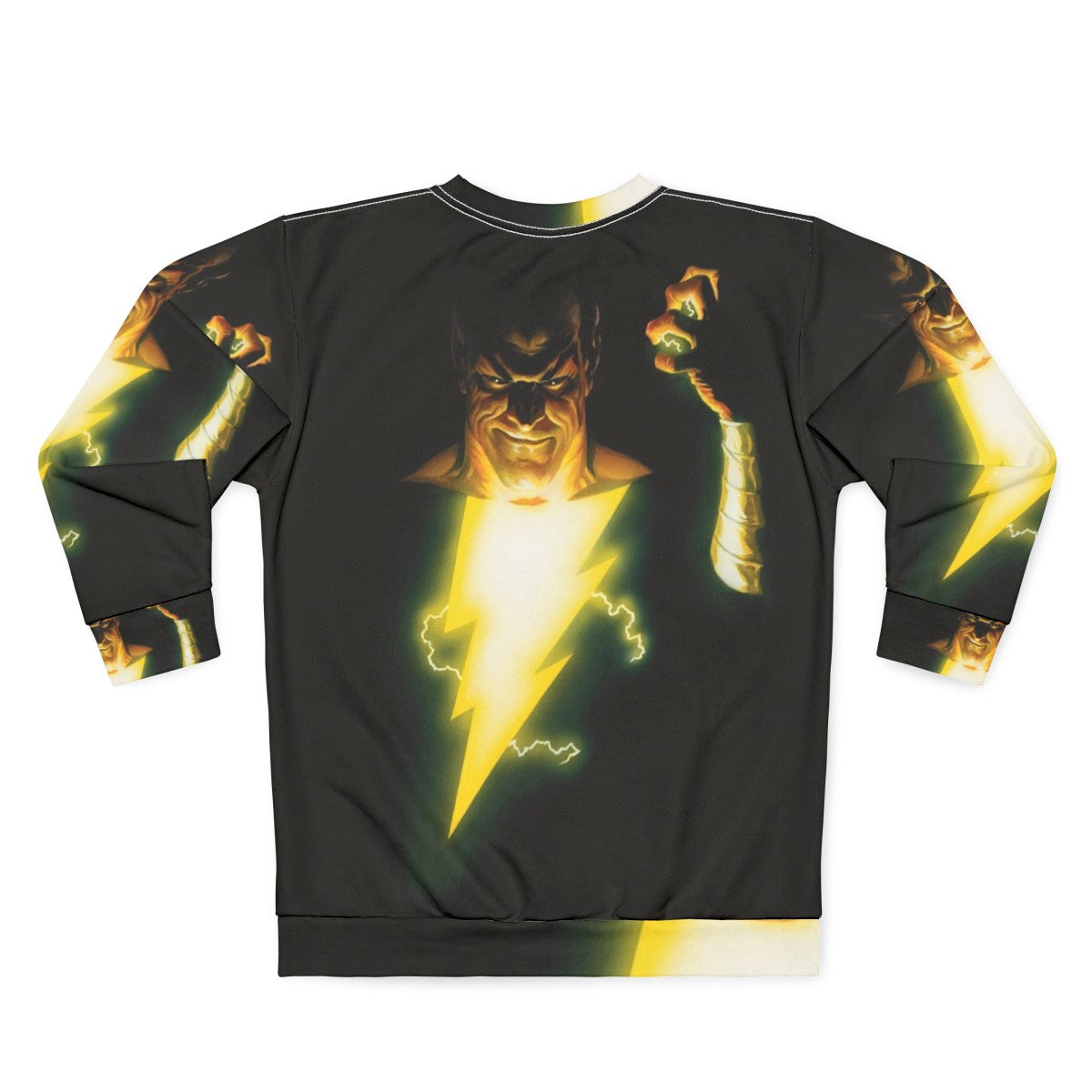 Vintage black adam superhero sweatshirt - Back