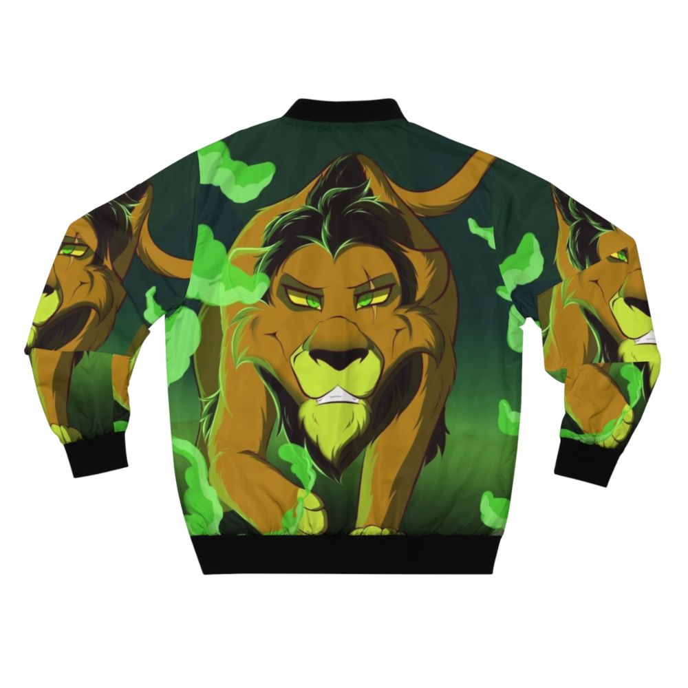 Scar Lion King Bomber Jacket featuring iconic villain character from Disney's The Lion King - Back