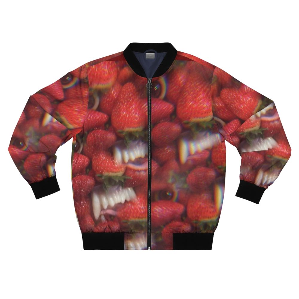 Thee Oh Sees Floating Coffin Bomber Jacket with band logo and artwork