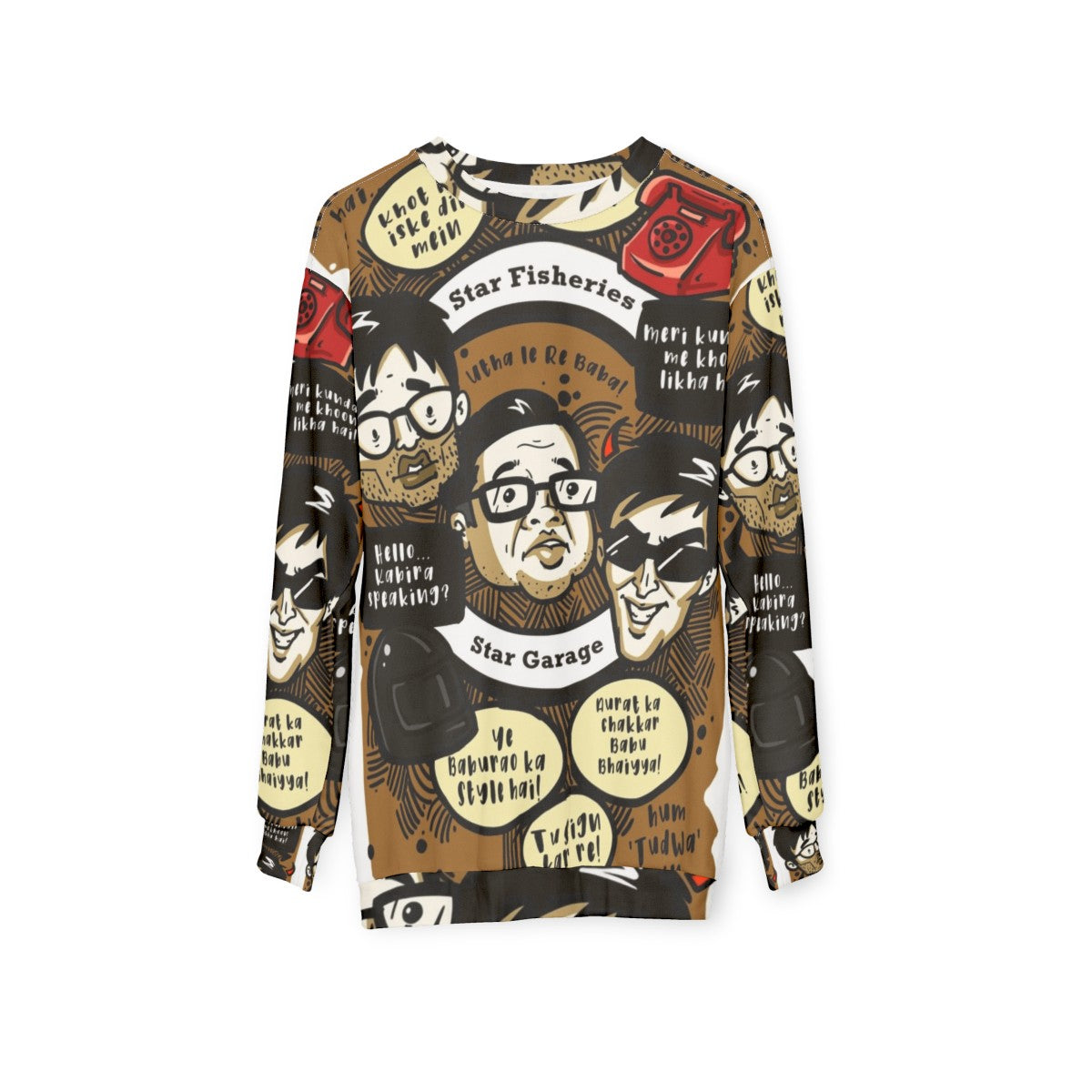 Hera Pheri Bollywood Sweatshirt - hanging