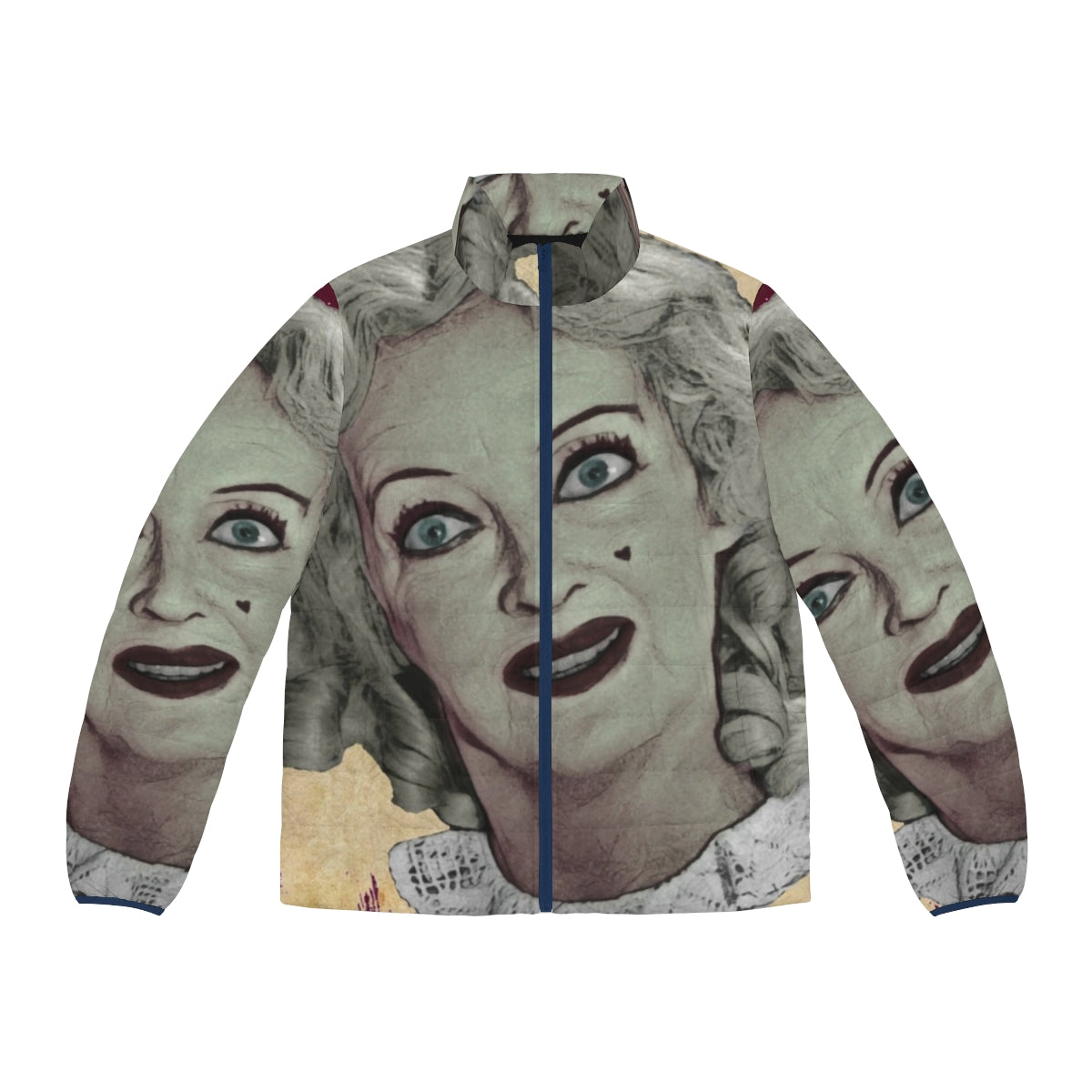 Jane Hudson Inspired Puffer Jacket - Classic Horror Movie Style