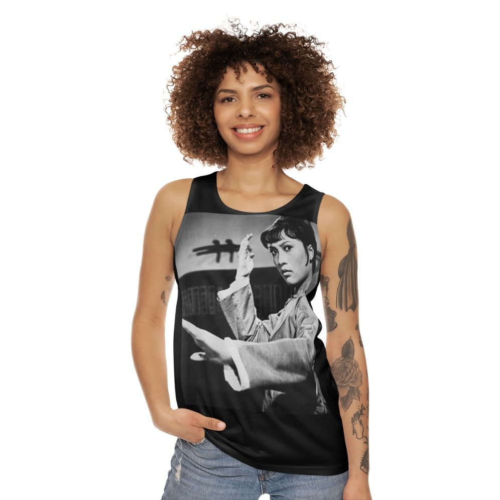 Angela Mao Unisex Kung Fu Movie Tank Top - women