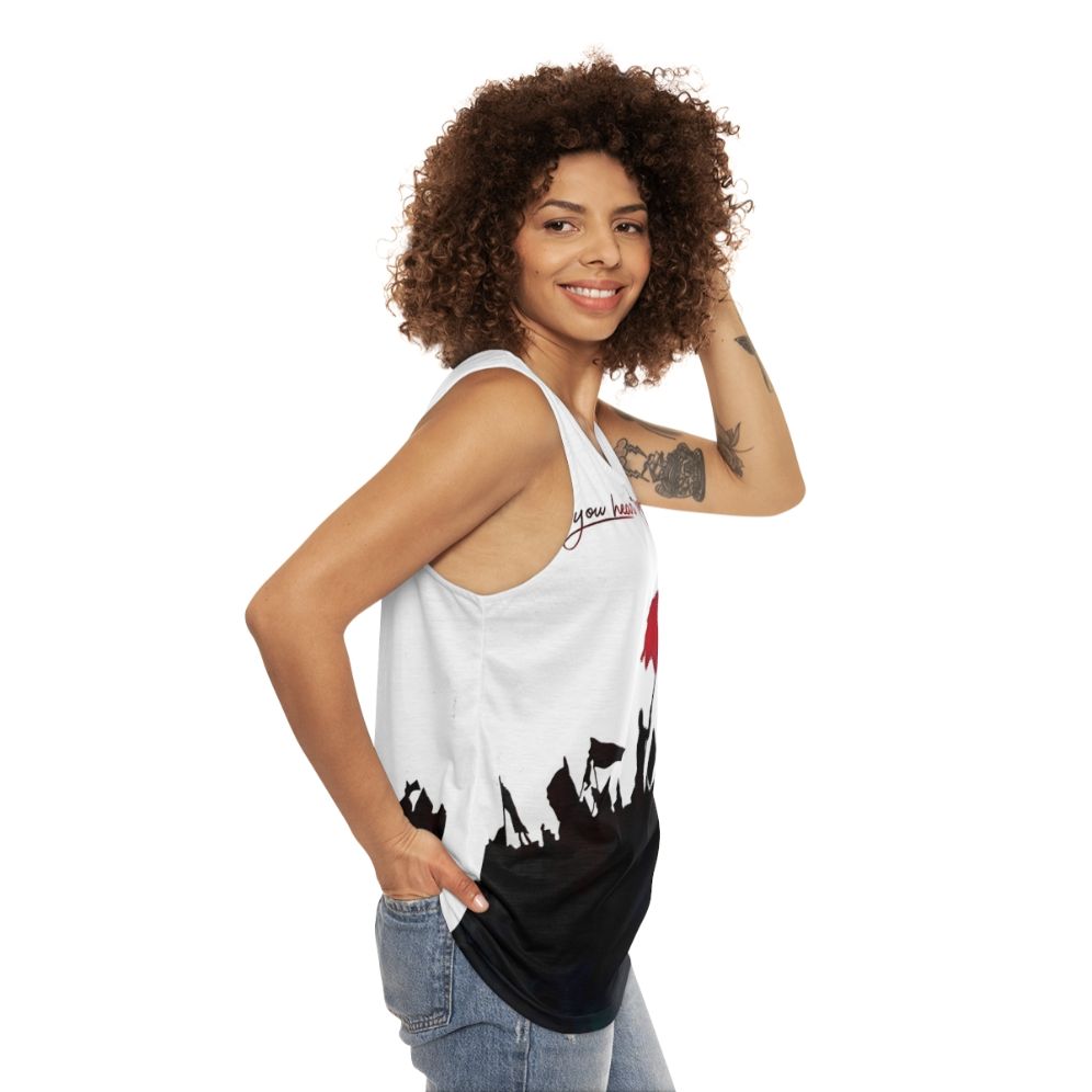 Les Miserables Broadway Musical Unisex Tank Top - women side