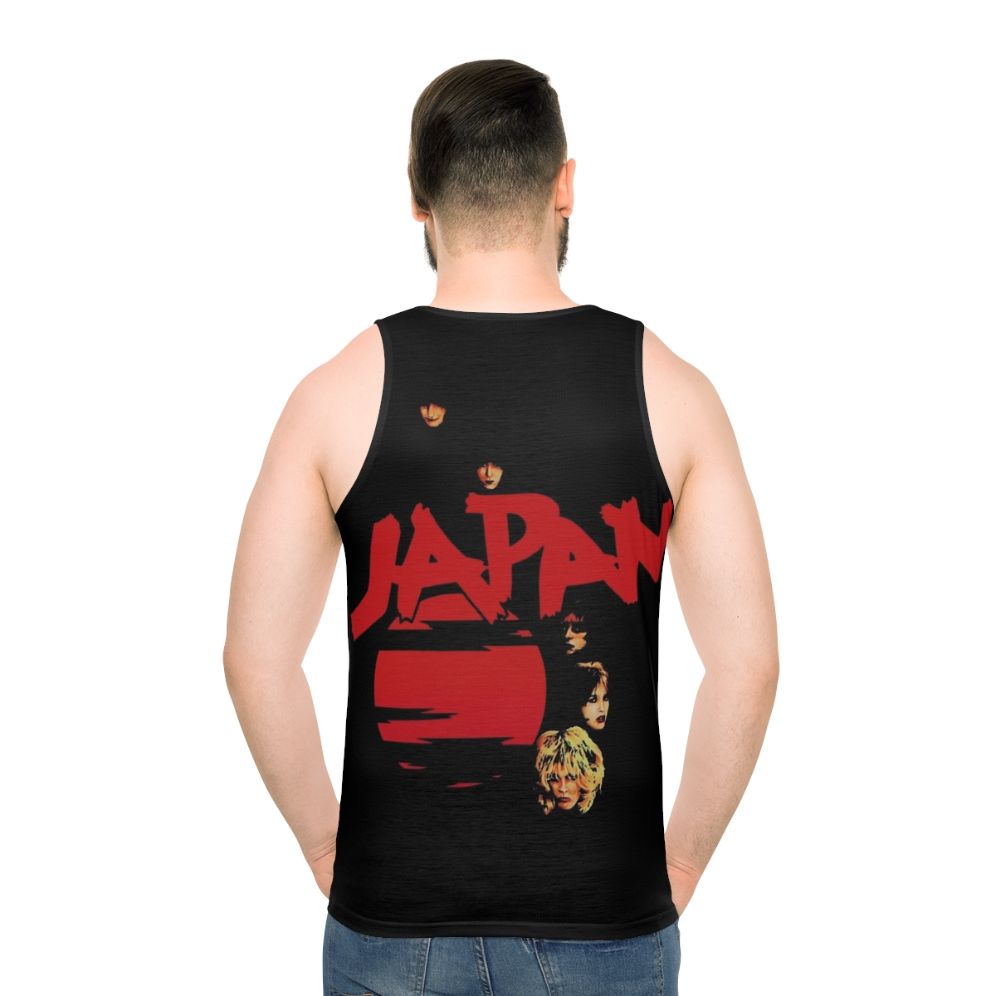 Adolescent unisex tank top for music lovers - men back