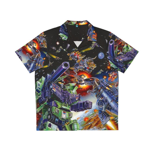 Transformers G1 Japanese Box Battle Hawaiian Shirt