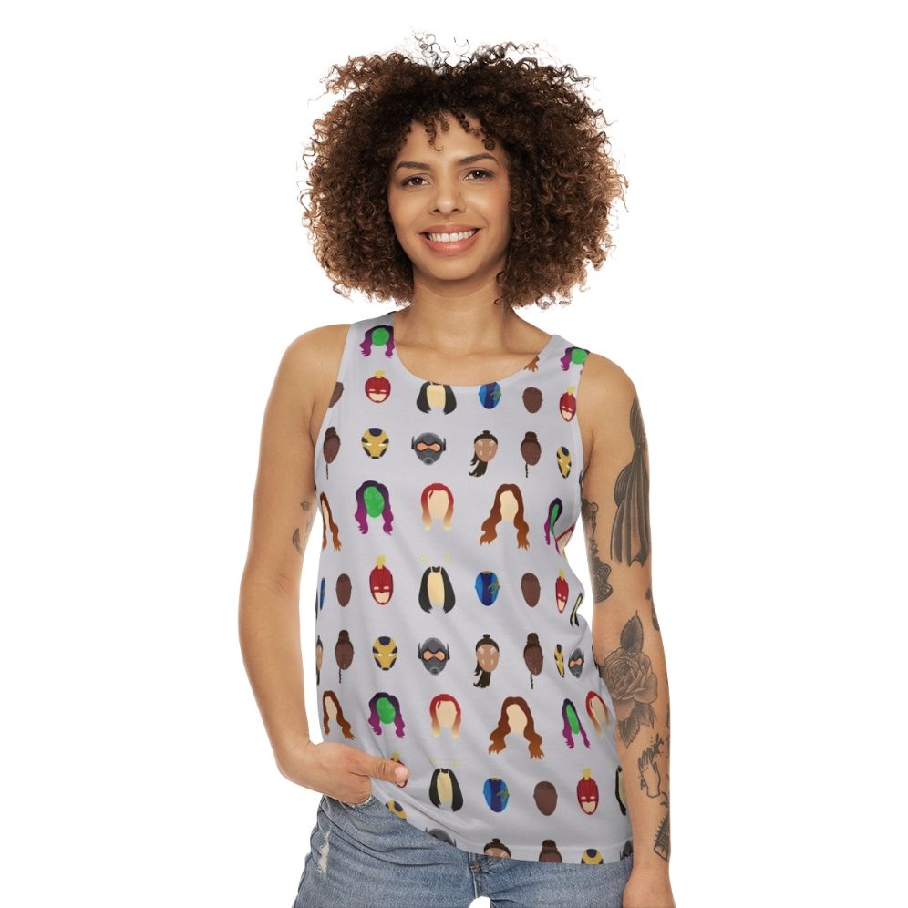 Empowered She's Got Help Feminist Superhero Tank Top - women