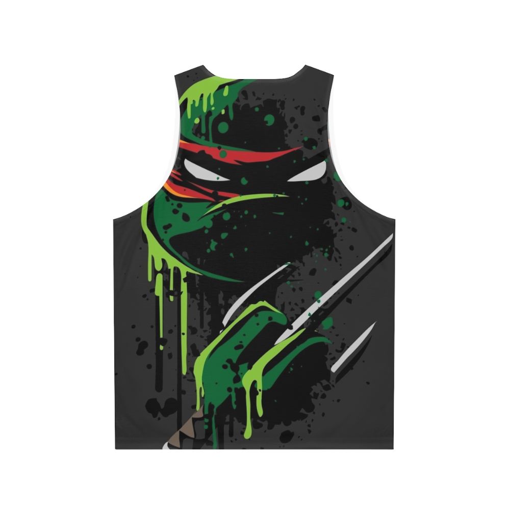 Cowabunga Raphael Ninja Turtle Unisex Tank Top - Back