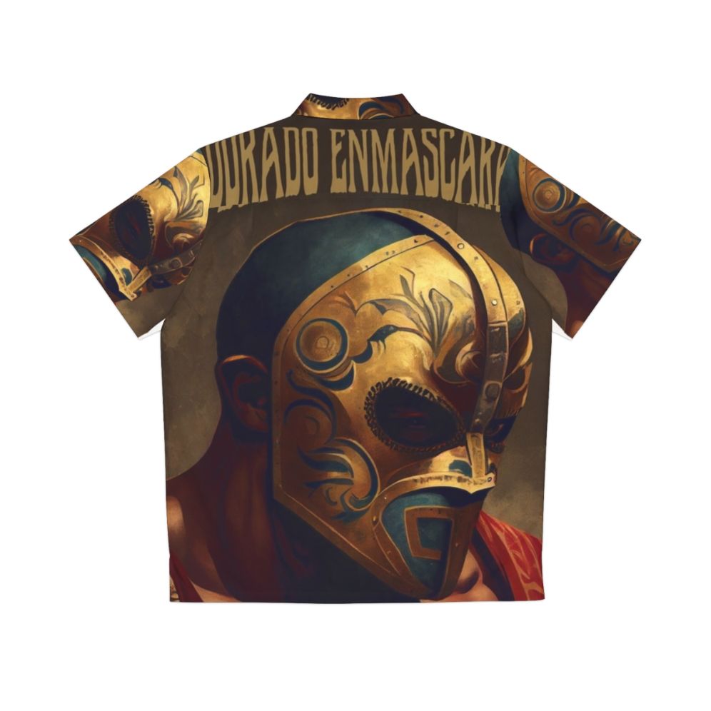 Masked Wrestler Hawaiian Shirt - Back