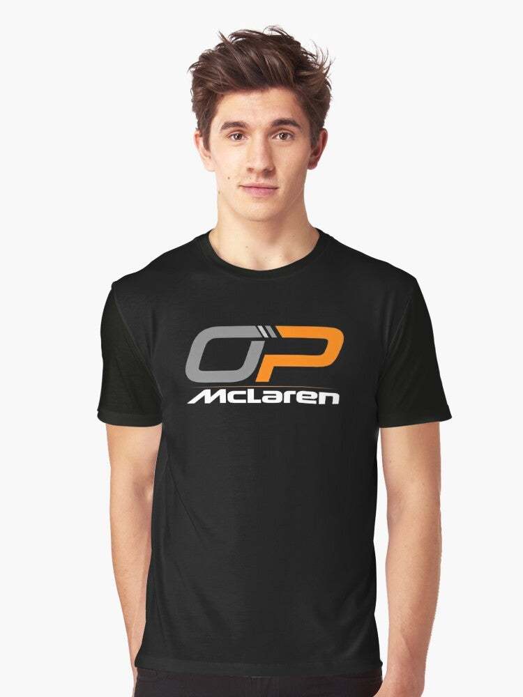 Oscar Piastri McLaren F1 Racing Graphic T-Shirt - Men