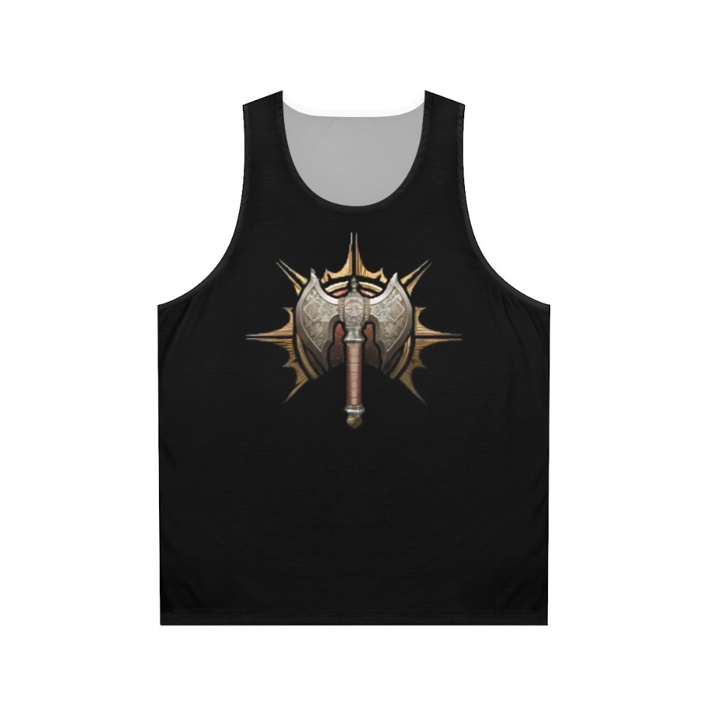 Baldur's Gate Barbarian Logo Unisex Tank Top